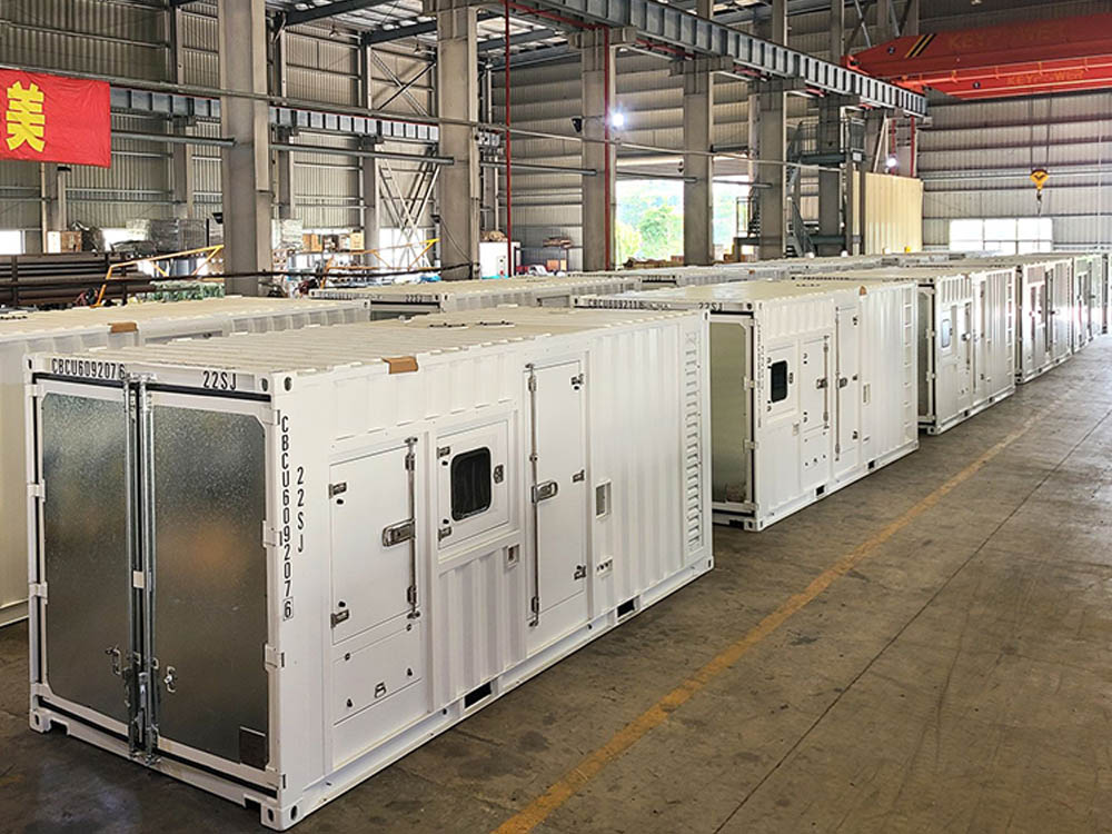 12 Units 20ft Containerzied Diesel Generators Are Under Assembling